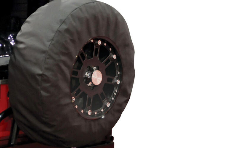 Rampage 1999-2019 Universal Tire Cover With 17 Inch Window - Black Diamond