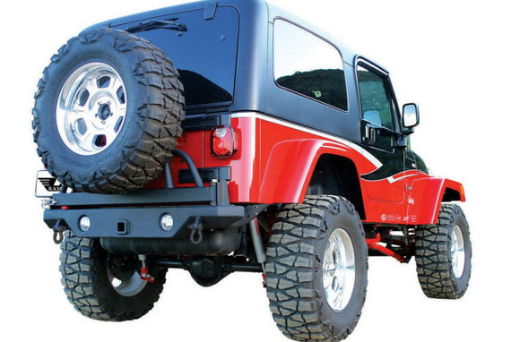 Rampage 1987-1995 Jeep Wrangler(YJ) Recovery Bumper Hd Rear - Black