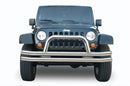 Rampage 1976-1983 Jeep CJ5 Double Tube Bumper Front - Stainless-1