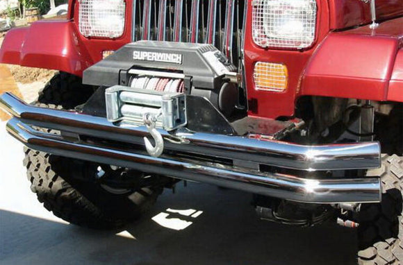 Rampage 1976-1983 Jeep CJ5 Double Tube Bumper - Stainless