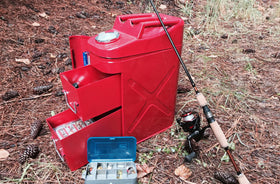 Rampage 1999-2019 Universal Trail Can Utility/Tool Box - Red - 0