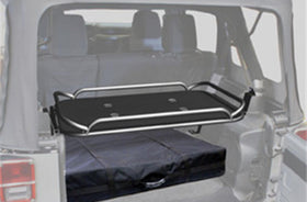 Rampage 2007-2018 Jeep Wrangler(JK) Rear Sport Rack - Black - 0