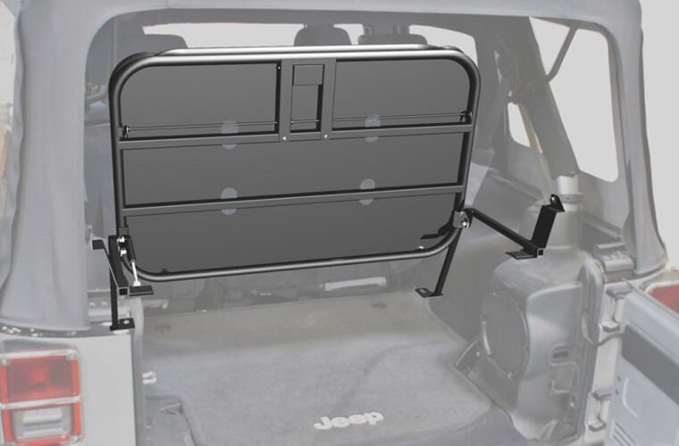 Rampage 2007-2018 Jeep Wrangler(JK) Rear Sport Rack - Black