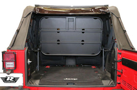 Rampage 2007-2018 Jeep Wrangler(JK) Rear Sport Rack - Black - 0