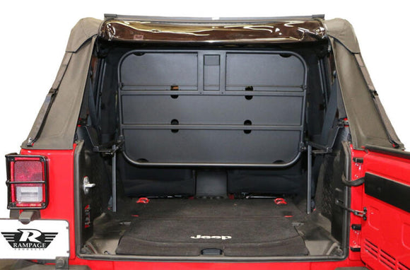 Rampage 2007-2018 Jeep Wrangler(JK) Rear Sport Rack - Black