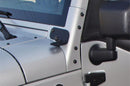 Rampage 2007-2018 Jeep Wrangler(JK) Windshield Hinge Light Bracket - Black-1