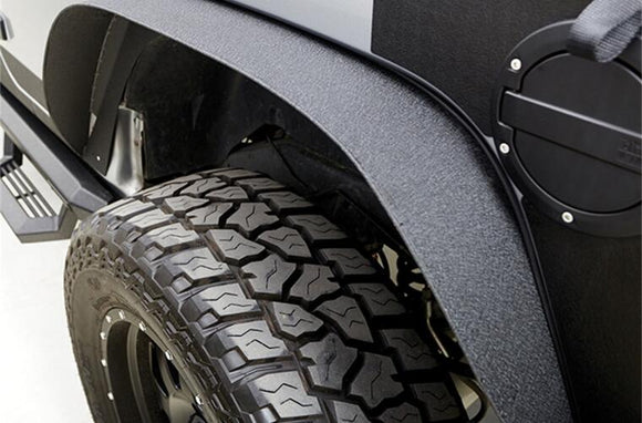 Rampage 2007-2018 Jeep Wrangler(JK) Steel Fender Flares - Slim - Black