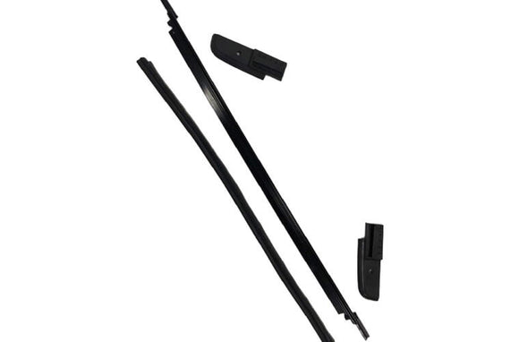 Rampage 2018+ Jeep Wrangler JL (2 & 4 Door) Soft Top Tailgate Bar - Black