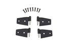 Rampage 2007-2018 Jeep Wrangler(JK) Door Hinges - Black-1