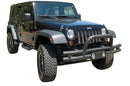 Rampage 2007-2018 Jeep Wrangler(JK) Double Tube Bumper Front - Black-1