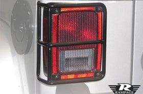 Rampage 2007-2018 Jeep Wrangler(JK) Taillight Guards - Black