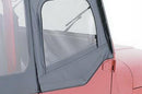 Rampage 1987-1995 Jeep Wrangler(YJ) Door Skins - Black Denim-1