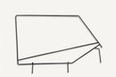 Rampage 1987-1995 Jeep Wrangler(YJ) Window Frame Only - Black-1