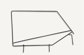 Rampage 1987-1995 Jeep Wrangler(YJ) Window Frame Only - Black