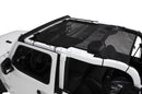 Rampage 2018-2019 Jeep Wrangler(JL) Sport 2-Door Mesh Shade Top - Black-1