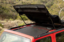 Rampage 2018-2019 Jeep Wrangler(JL) Unlimited Sport 4-Door Mesh Shade Top - Extended - Black-1