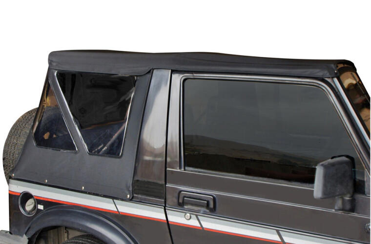 Rampage 1986-1994 Suzuki Samurai Soft Top OEM Replacement - Black Diamond