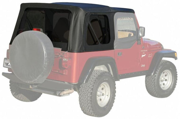 Rampage 1997-2006 Jeep Wrangler(TJ) OEM Replacement Top - Black Denim