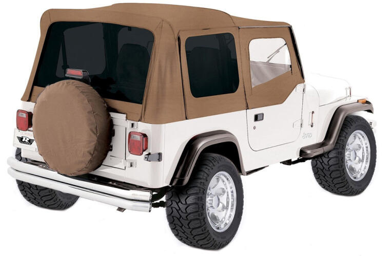 Rampage 1988-1995 Jeep Wrangler(YJ) OEM Replacement Top - Spice Denim