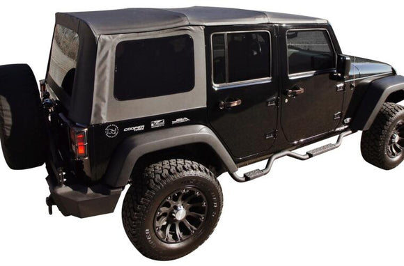Rampage 2007-2009 Jeep Wrangler(JK) OEM Replacement Top - Black Diamond