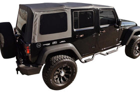Rampage 2007-2009 Jeep Wrangler(JK) Unlimited OEM Replacement Top - Black Diamond