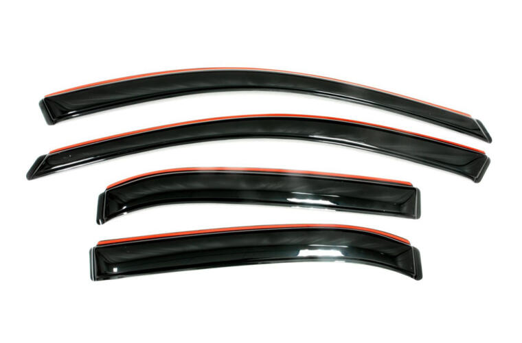 Rampage 2007-2018 Jeep Wrangler(JK) Unlimited In-Channel Ventvisor - Smoke