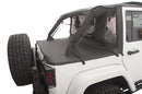 Rampage 2007-2018 Jeep Wrangler(JK) Unlimited 4-Door Trailview Tonneau Top - Black Diamond-3