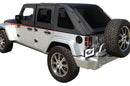 Rampage 2007-2018 Jeep Wrangler(JK) Unlimited Frameless Soft Top Kit - Black Diamond-1