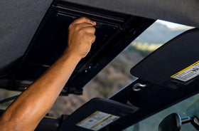 Rampage 2007-2018 Jeep Wrangler(JK) 2-Door Trailview Tonneau Top - Black Diamond