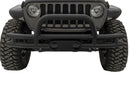 Rampage 2007-2018 Jeep Wrangler(JK) Double Tube Bumper Front - Black-2
