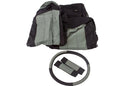 Rampage 1987-1995 Jeep Wrangler(YJ) Comfort Combo Seat Covers - Black/Grey-1