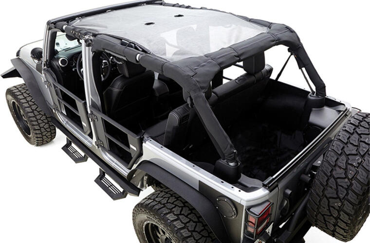 Rampage 2007-2018 Jeep Wrangler(JK) Unlimited California Extended Brief - Black
