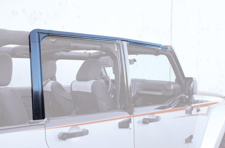 Rampage 2007-2018 Jeep Wrangler(JK) Unlimited Door Surround Kit - Black