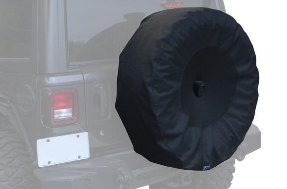 Rampage 2018-2019 Jeep Wrangler(JL) Sport 2-Door Tire Cover w/Cam Slot 33in -35in - Black