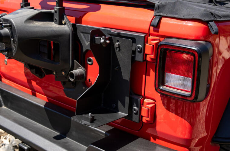 Rampage 2007-2019 Jeep Wrangler(JL) Offroad Jack Mount - Black
