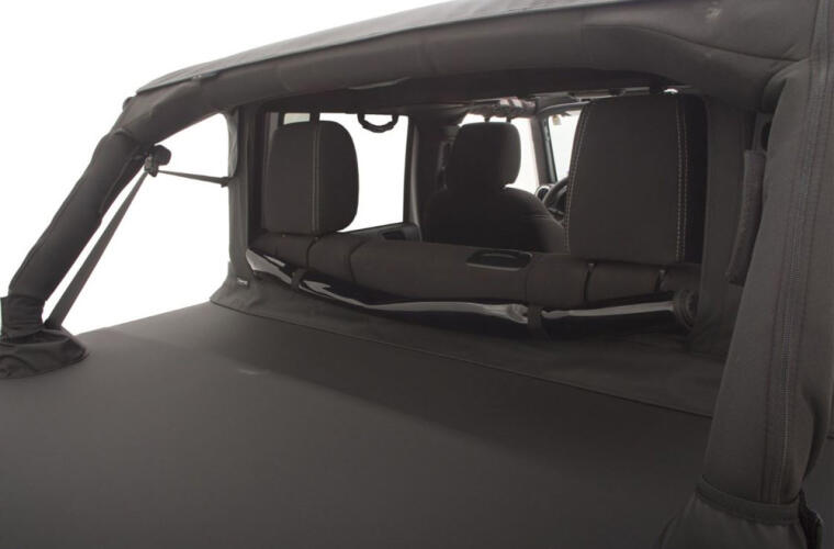 Rampage 2007-2018 Jeep Wrangler(JK) 2-Door Trailview Tonneau Top - Black Diamond - 0