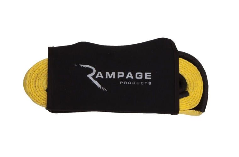 Rampage 1955-2019 Universal Recovery Trail Strap 4ftX 8ft - Yellow
