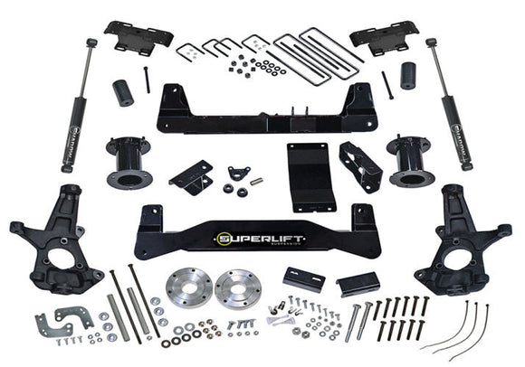 6.5" Lift Kit - 07-13 Silverado/Sierra 1500 4WD - w/ SL Rear Shocks