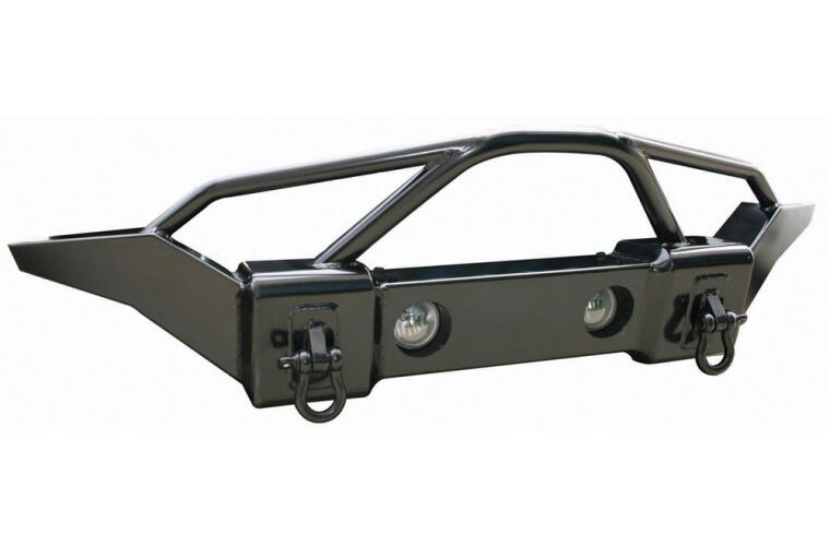 Rampage 2007-2018 Jeep Wrangler(JK) Recovery Bumper Stubby Front - Black