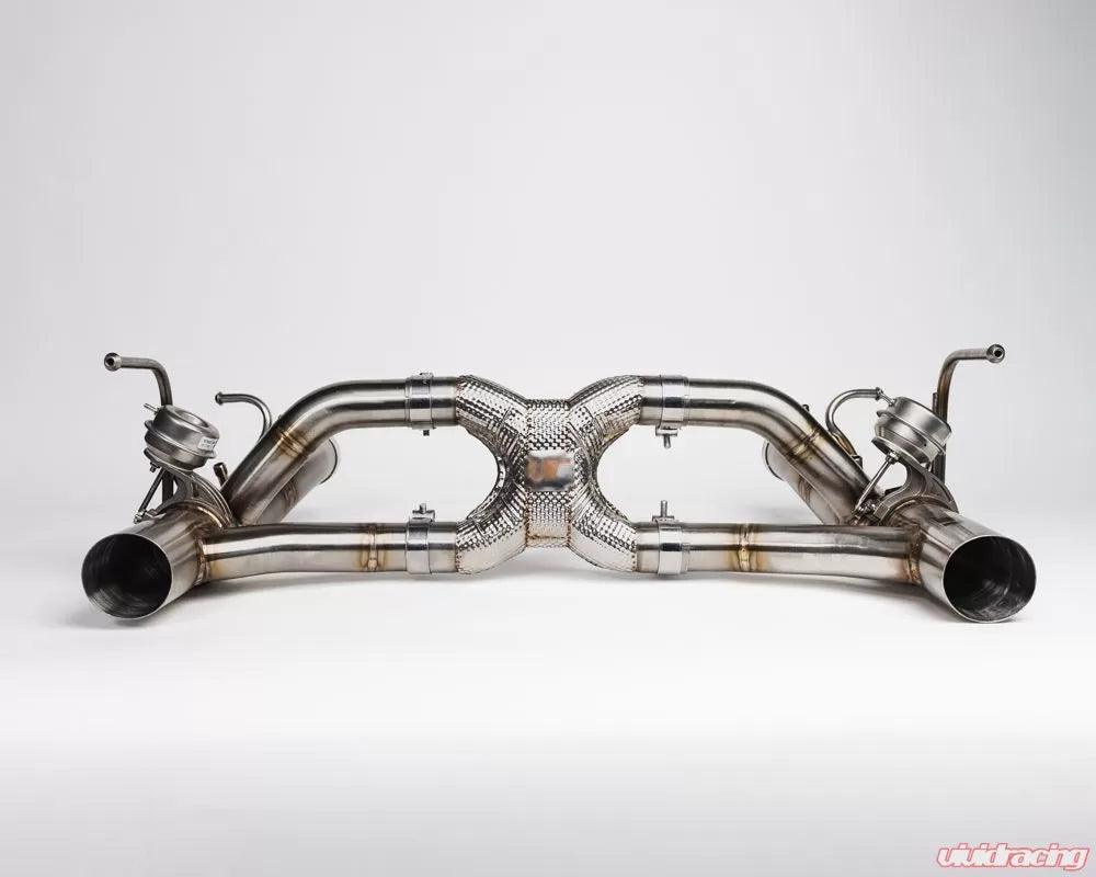 VRP Catback Valvetronic Exhaust System Stainless Steel Ferrari F8 Tributo - 0