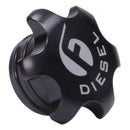 Fleece Performance 13-18 Dodge Cummins Black Anodized Billet Fuel Cap-1