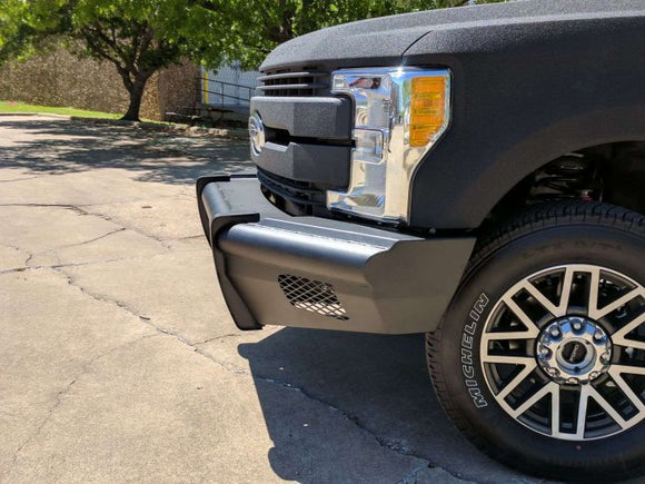 Road Armor 17-20 Ford F-250 Vaquero Front Non-Winch Bumper - Tex Blk