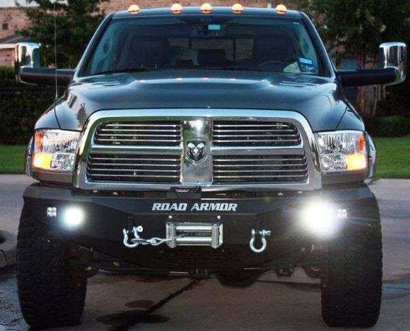 Road Armor 10-18 Ram 2500 Stealth Front Winch Bumper - Tex Blk