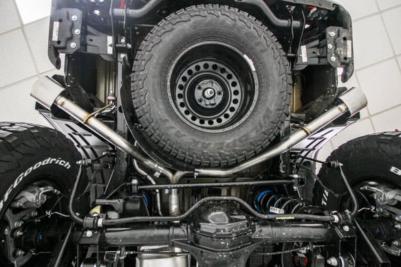 HOOKER BLACKHEART AXLE-BACK EXHAUST SYSTEM - 0