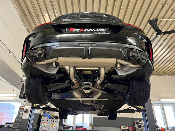 Remus 2018 BMW Z4 M40I Roadster 3.0L Turbo (w/GPF) Axle Back Exhaust w/Carbon Tail Pipe Set
