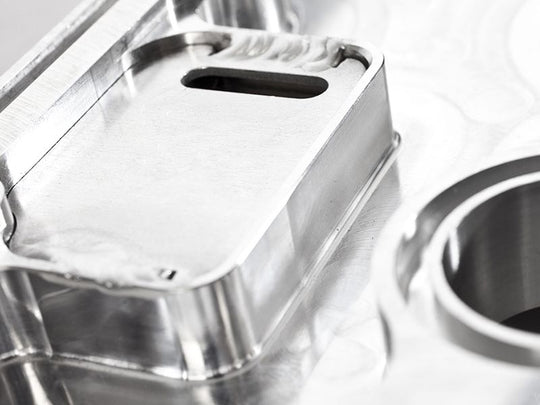 IE Billet Valve Cover for 2.0T FSI Engines (Raw Billet Aluminum)