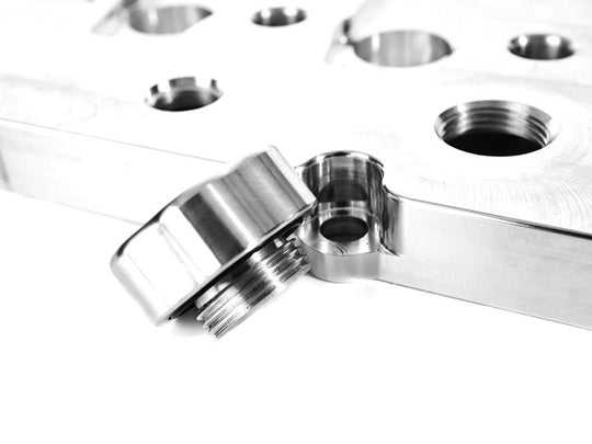 IE Billet Valve Cover for 2.0T FSI Engines (Raw Billet Aluminum)