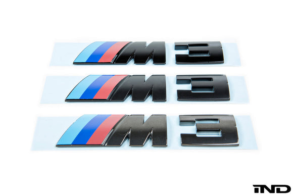 IND E46 M3 Painted Trunk Emblem