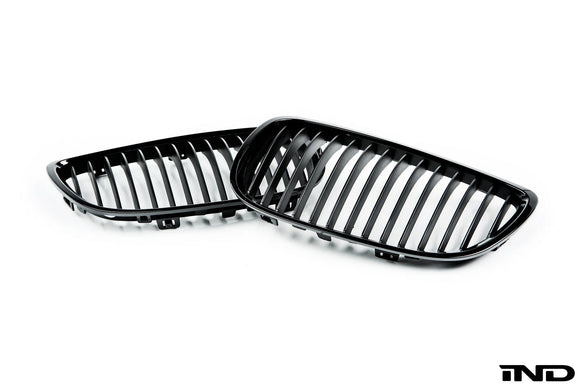 IND E9X M3 Gloss Black Front Grille Set