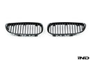 IND E9X M3 Gloss Black Front Grille Set-4